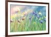 Cornflower Meadow-Claire Westwood-Framed Art Print