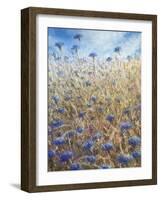 Cornflowers 2-Lincoln Seligman-Framed Giclee Print