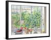 Cornflowers and Kitchen Garden-Timothy Easton-Framed Giclee Print