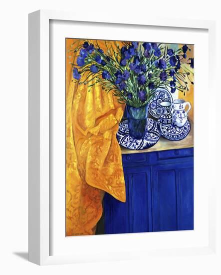 Cornflowers (Les Bleuets)-Isy Ochoa-Framed Giclee Print