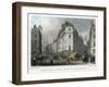 Cornhill and Lombard Street from Poultry, City of London, 1830-S Lacey-Framed Giclee Print