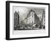 Cornhill, London, 1830-S Lacey-Framed Giclee Print