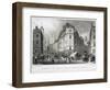 Cornhill, London, 1830-S Lacey-Framed Giclee Print