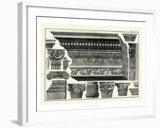 Cornice et Damiani-Giovanni Battista Piranesi-Framed Art Print