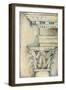 Cornice Rendering II-Jennifer Goldberger-Framed Art Print