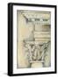 Cornice Rendering II-Jennifer Goldberger-Framed Art Print