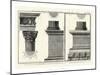 Cornice Tempio di Vesta-Giovanni Battista Piranesi-Mounted Art Print