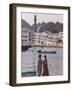Corniche and Mutrah Mosque in the Early Morning, Mutrah, Muscat, Oman, Middle East-Gavin Hellier-Framed Photographic Print