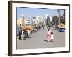 Corniche, Beirut, Lebanon, Middle East-Wendy Connett-Framed Photographic Print