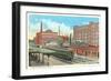 Corning Glass Works, Corning, New York-null-Framed Art Print