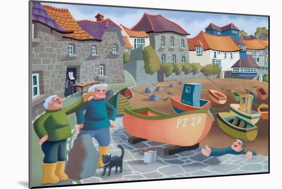 Cornish Fisherman's Lunch, 2001-Victoria Webster-Mounted Giclee Print