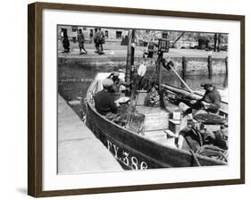 Cornish Fishermen-Fred Musto-Framed Photographic Print