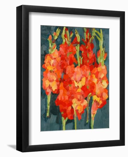 Cornish Gladioli, 2006-Deborah Barton-Framed Premium Giclee Print