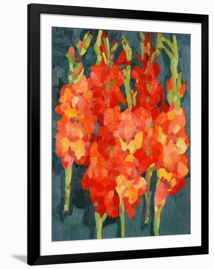 Cornish Gladioli, 2006-Deborah Barton-Framed Premium Giclee Print