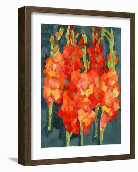 Cornish Gladioli, 2006-Deborah Barton-Framed Giclee Print