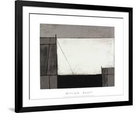Cornish Harbour, c.1951-William Scott-Framed Serigraph
