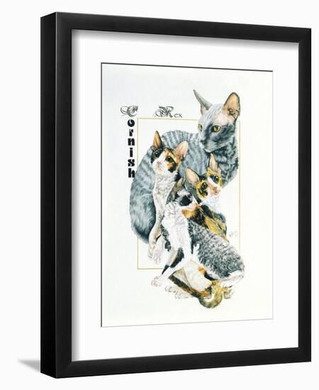 Cornish Rex-Barbara Keith-Framed Giclee Print