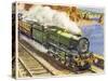 Cornish Riviera Train-null-Stretched Canvas