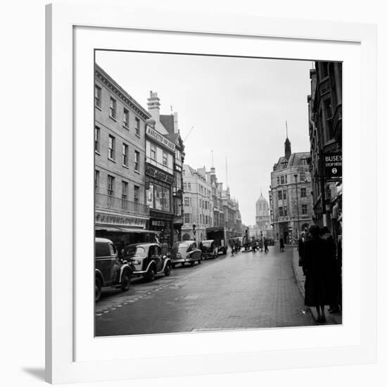 Cornmarket Street in Oxford, 1952-Staff-Framed Photographic Print