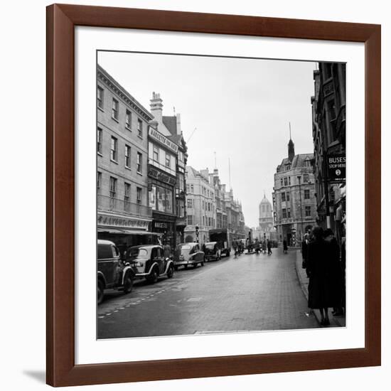 Cornmarket Street in Oxford, 1952-Staff-Framed Photographic Print