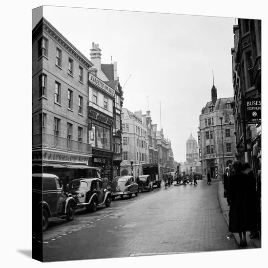 Cornmarket Street in Oxford, 1952-Staff-Stretched Canvas