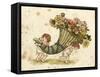 Cornucopia-Kate Greenaway-Framed Stretched Canvas