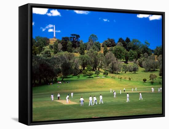 Cornwall Cricket Club, Auckland, New Zealand-David Wall-Framed Stretched Canvas