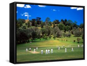 Cornwall Cricket Club, Auckland, New Zealand-David Wall-Framed Stretched Canvas