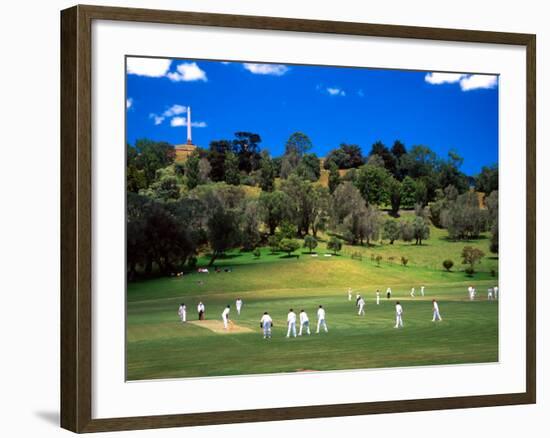 Cornwall Cricket Club, Auckland, New Zealand-David Wall-Framed Photographic Print