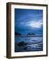 Cornwall, Holywell Bay, Holywell Beach and Carters or Gulls Rocks, UK-Alan Copson-Framed Photographic Print