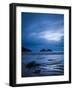 Cornwall, Holywell Bay, Holywell Beach and Carters or Gulls Rocks, UK-Alan Copson-Framed Photographic Print