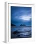 Cornwall, Holywell Bay, Holywell Beach and Carters or Gulls Rocks, UK-Alan Copson-Framed Photographic Print