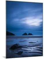 Cornwall, Holywell Bay, Holywell Beach and Carters or Gulls Rocks, UK-Alan Copson-Mounted Photographic Print