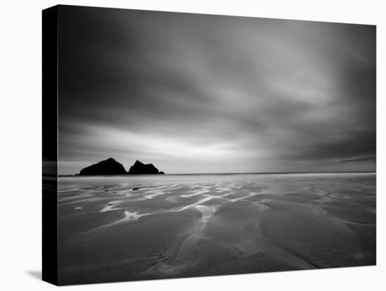 Cornwall, Holywell Bay, Holywell Beach and Carters or Gulls Rocks, UK-Alan Copson-Stretched Canvas