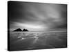 Cornwall, Holywell Bay, Holywell Beach and Carters or Gulls Rocks, UK-Alan Copson-Stretched Canvas