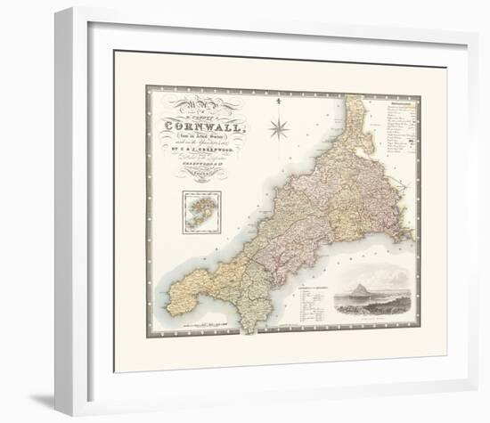 Cornwall-C & J Greenwood-Framed Premium Giclee Print