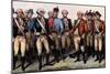 Cornwallis' Surrender-Currier & Ives-Mounted Premium Giclee Print