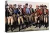 Cornwallis' Surrender-Currier & Ives-Stretched Canvas