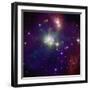 Corona Australis region, one of the nearest and most active regions of star formation in our Galaxy-null-Framed Photographic Print