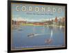 Coronado Beach-Kerne Erickson-Framed Art Print