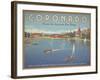 Coronado Beach-Kerne Erickson-Framed Art Print