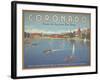 Coronado Beach-Kerne Erickson-Framed Art Print