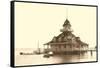 Coronado Boat House, San Diego, California-null-Framed Stretched Canvas