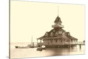 Coronado Boat House, San Diego, California-null-Stretched Canvas