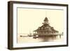 Coronado Boat House, San Diego, California-null-Framed Art Print