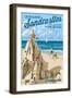 Coronado, California - I'm Building Sandcastles in My Dreams-Lantern Press-Framed Art Print