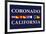 Coronado, California - Nautical Flags-Lantern Press-Framed Art Print