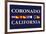 Coronado, California - Nautical Flags-Lantern Press-Framed Premium Giclee Print