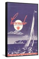 Coronado Poster, San Diego, California-null-Framed Stretched Canvas