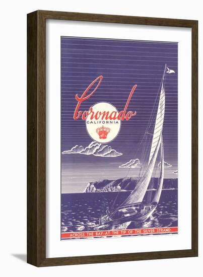Coronado Poster, San Diego, California-null-Framed Art Print